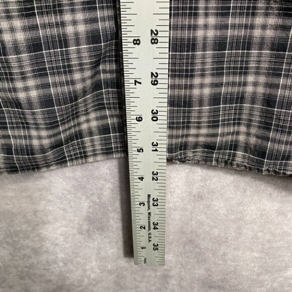 John Varvatos Shirt Mens XL Plaid Button Up Classiccore Casual Preppy Office - Picture 9 of 11
